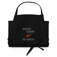 Daddy Likes It Spicy apron