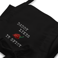 Daddy Likes It Spicy apron